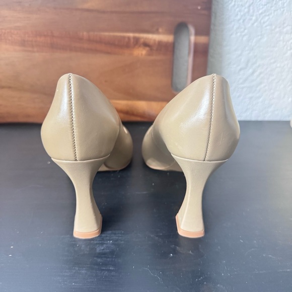 VINCE CAMUTO Telincha Nude Pointed Toe Block Heel Pump Women’s Size 8M - Picture 5 of 6